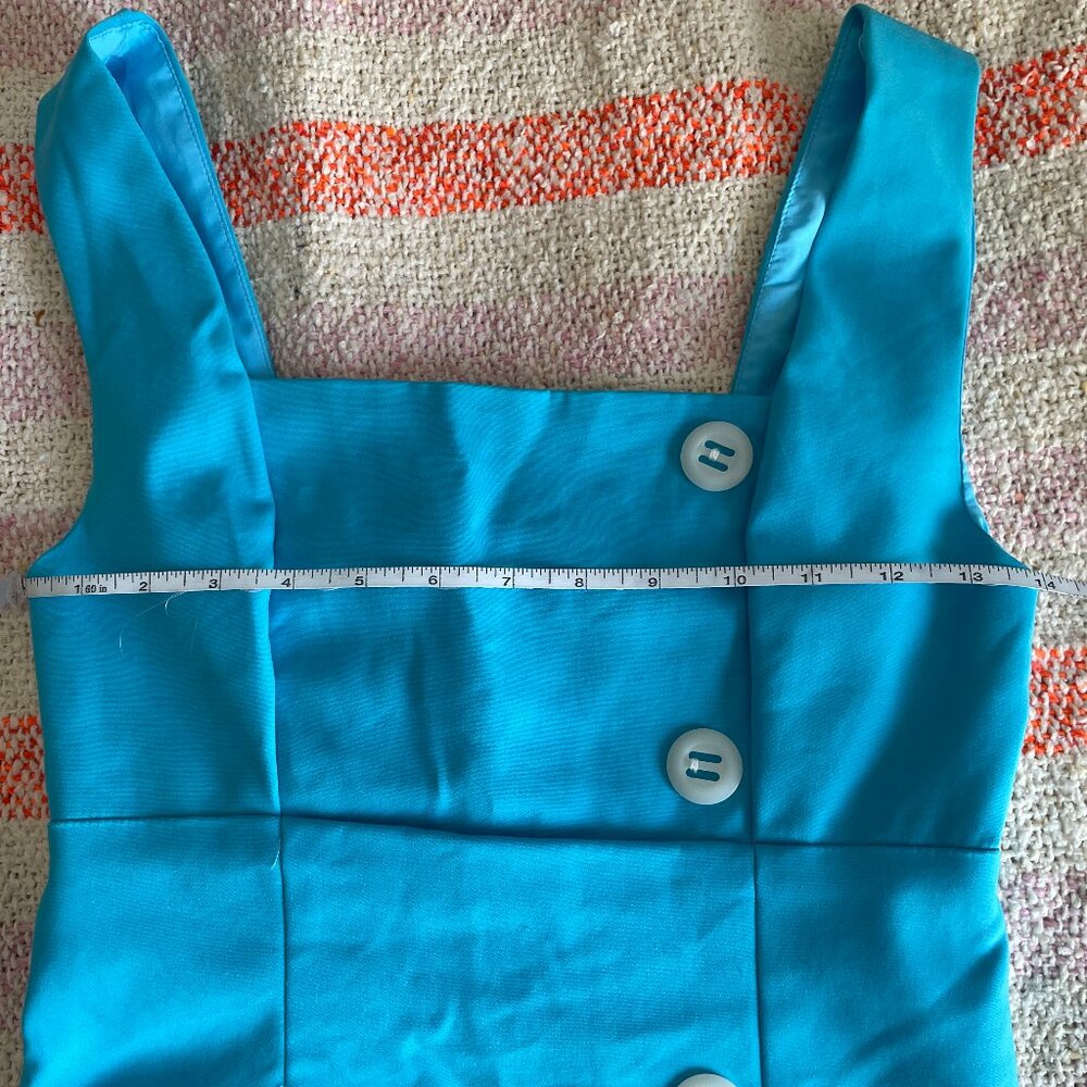 NWOT Mable Blue 60s Mini Dress - Picture 5 of 5